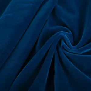 Cobalt Blue Velvet Fabric 6314