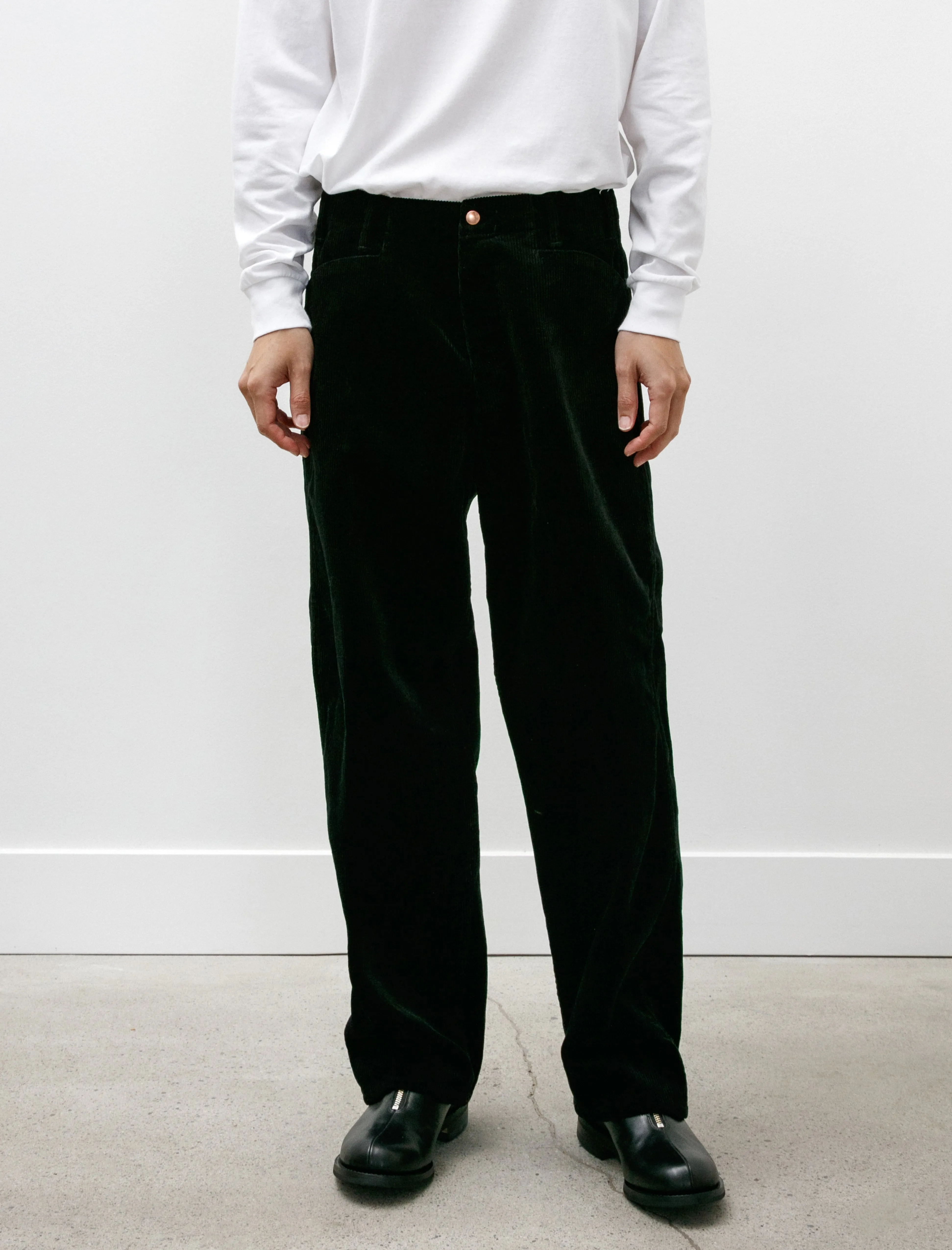 Corduroy Work Pants Black