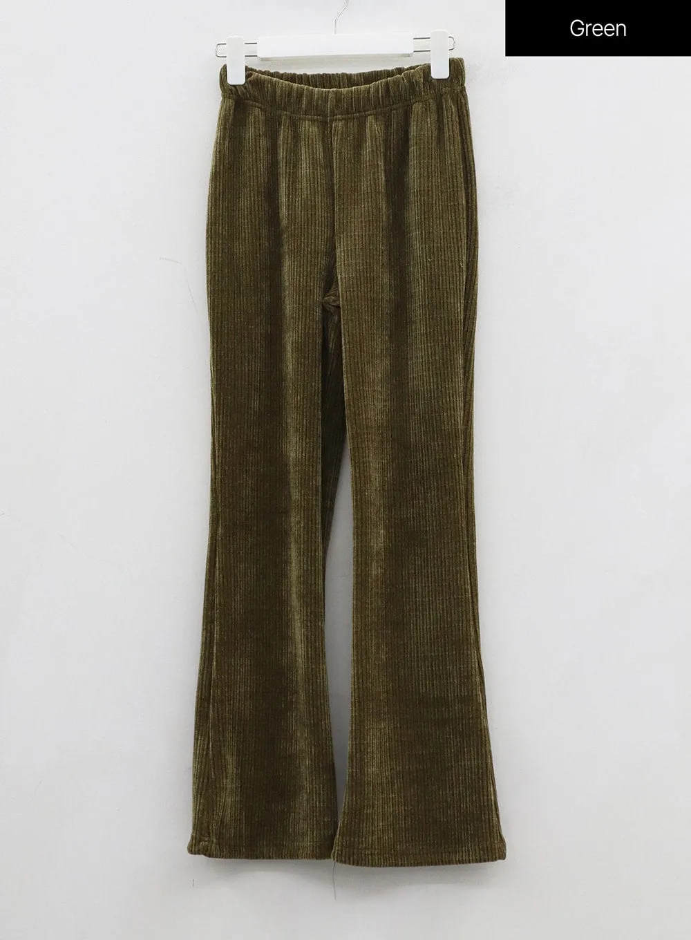 Cotton Blend Wide Leg Track Pants OJ313