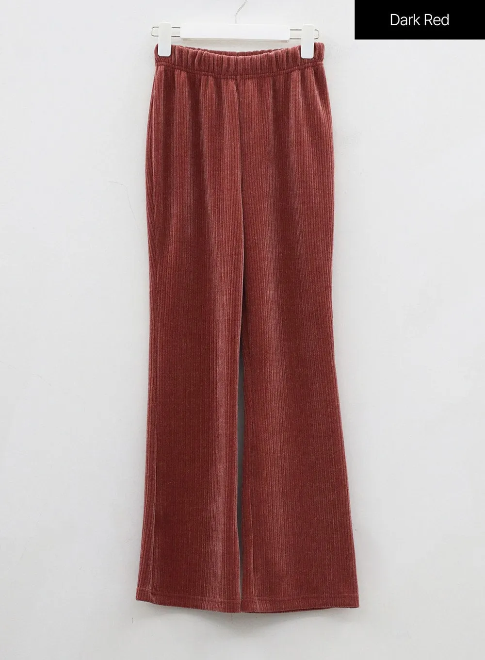 Cotton Blend Wide Leg Track Pants OJ313