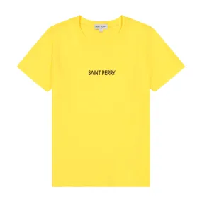 Cotton Crewneck T-shirt - Yellow