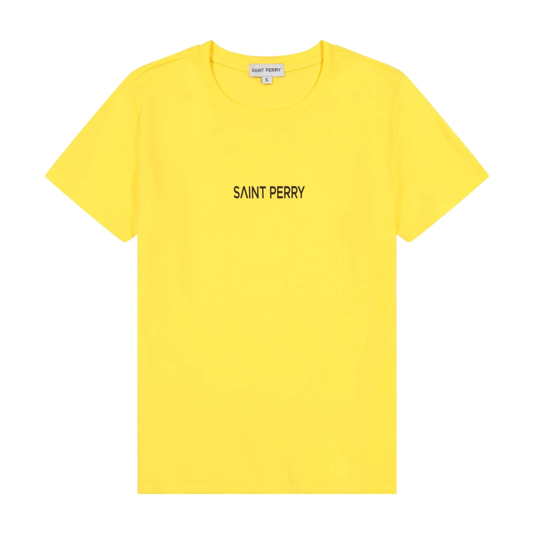 Cotton Crewneck T-shirt - Yellow