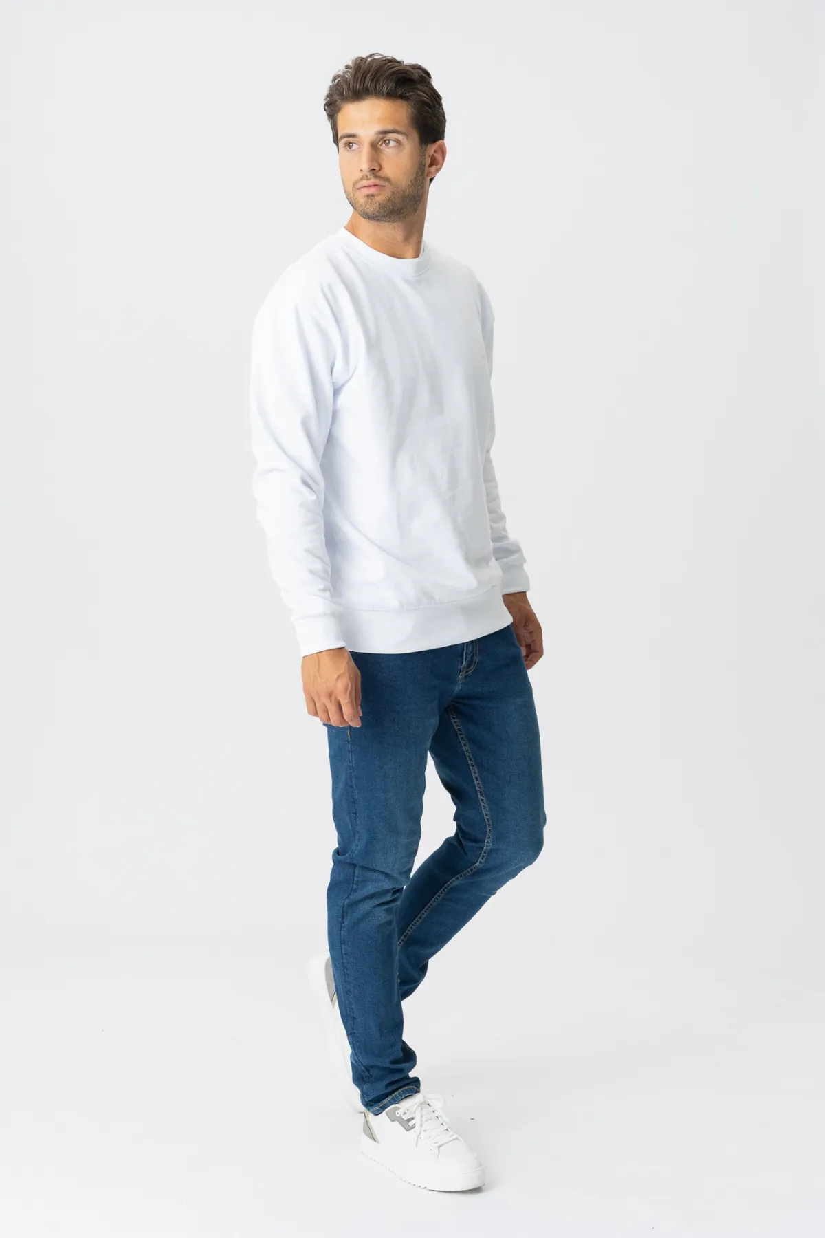 Crewneck Jumper - White