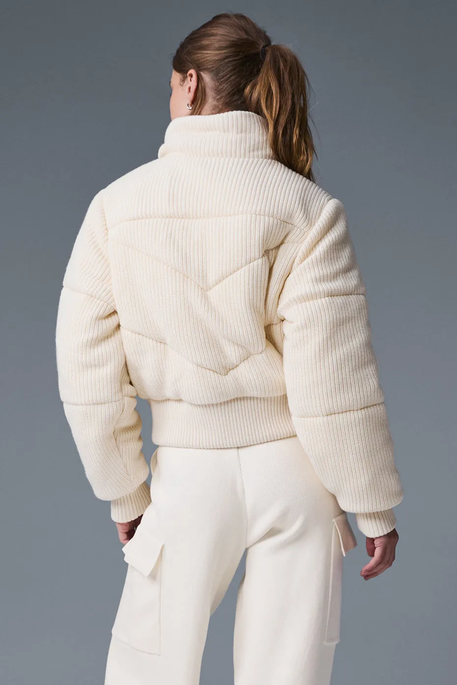 Darling Sweater Puffer - Ivory