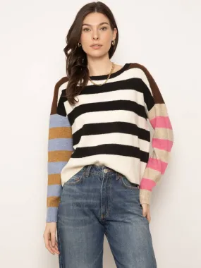 Deacon Striped Crew Sweater