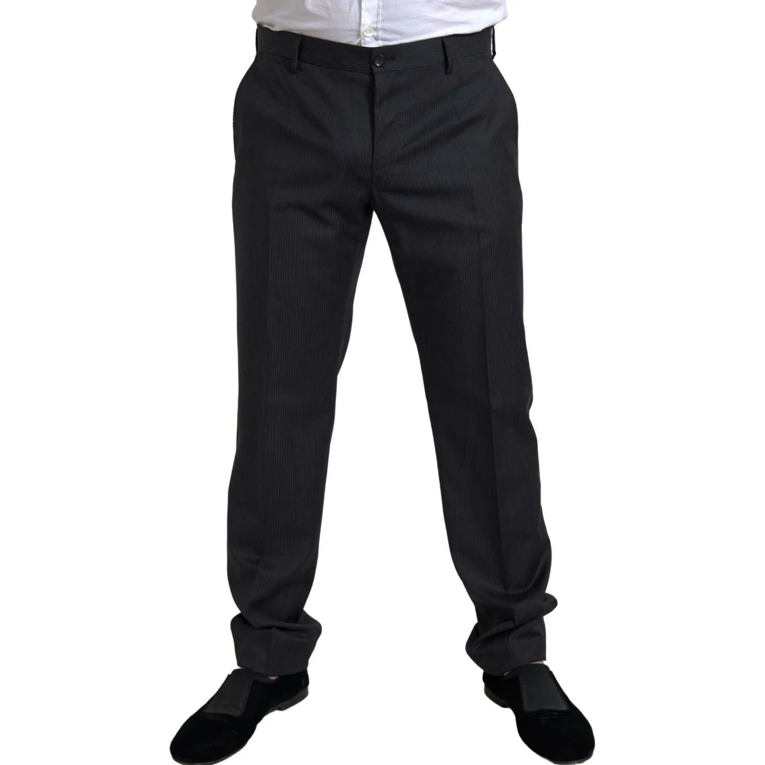 Dolce & Gabbana Elegant Black Two-Piece Slim Fit Suit