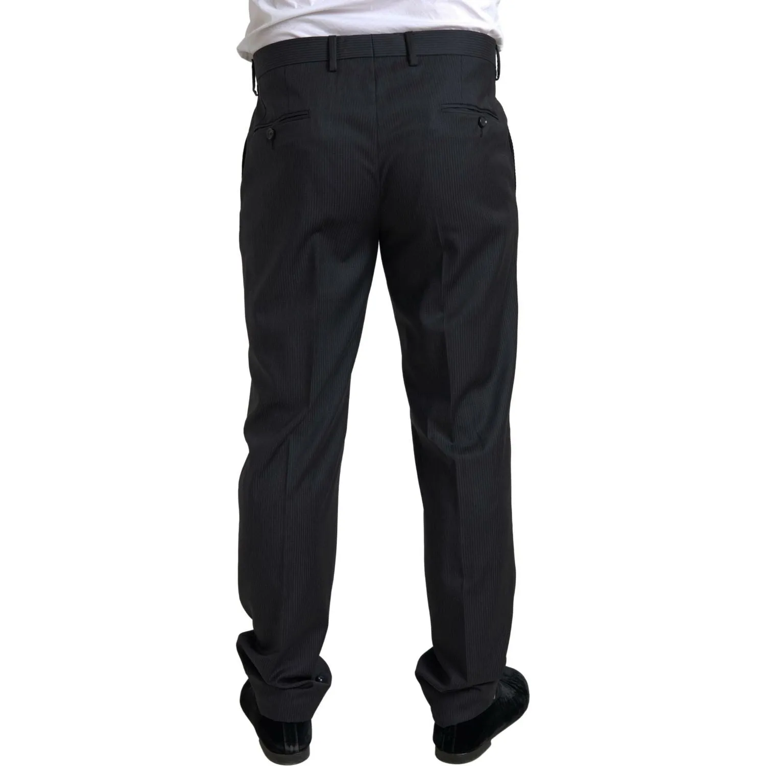 Dolce & Gabbana Elegant Black Two-Piece Slim Fit Suit