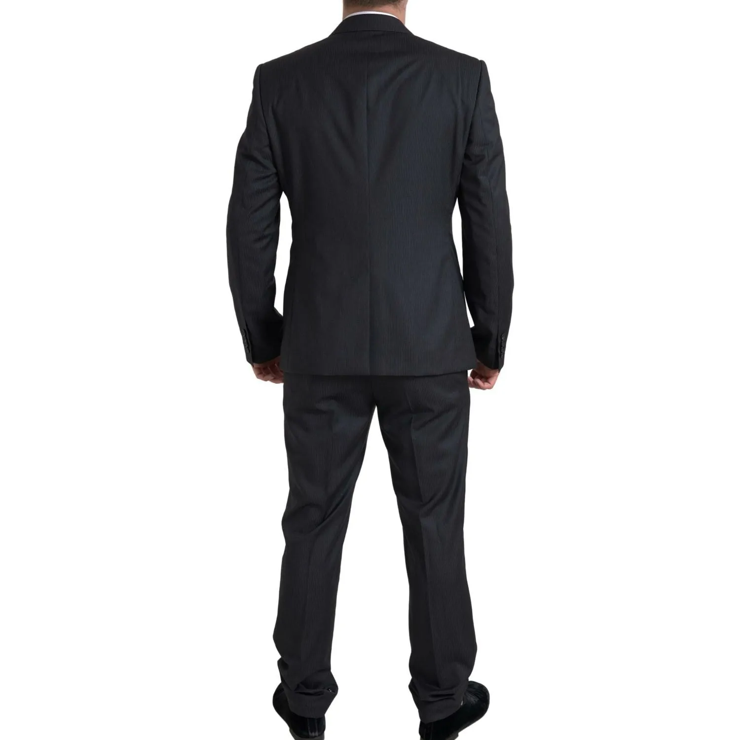 Dolce & Gabbana Elegant Black Two-Piece Slim Fit Suit