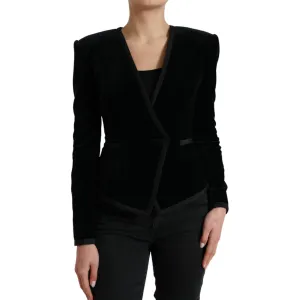 Dolce & Gabbana Elegant Double Breasted Cotton-Silk Blazer