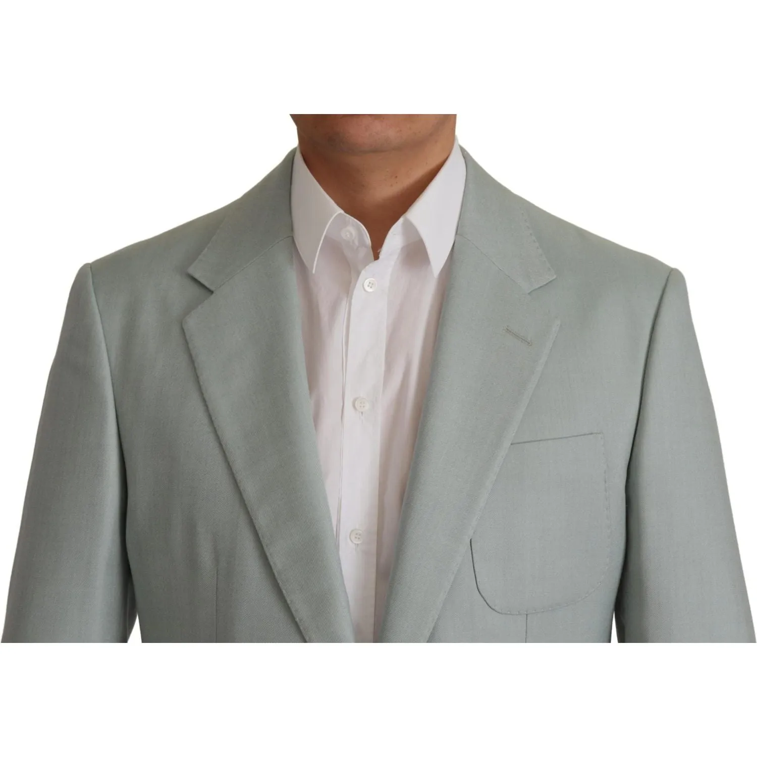 Dolce & Gabbana Elegant Slim Fit Cashmere Silk Blazer Jacket