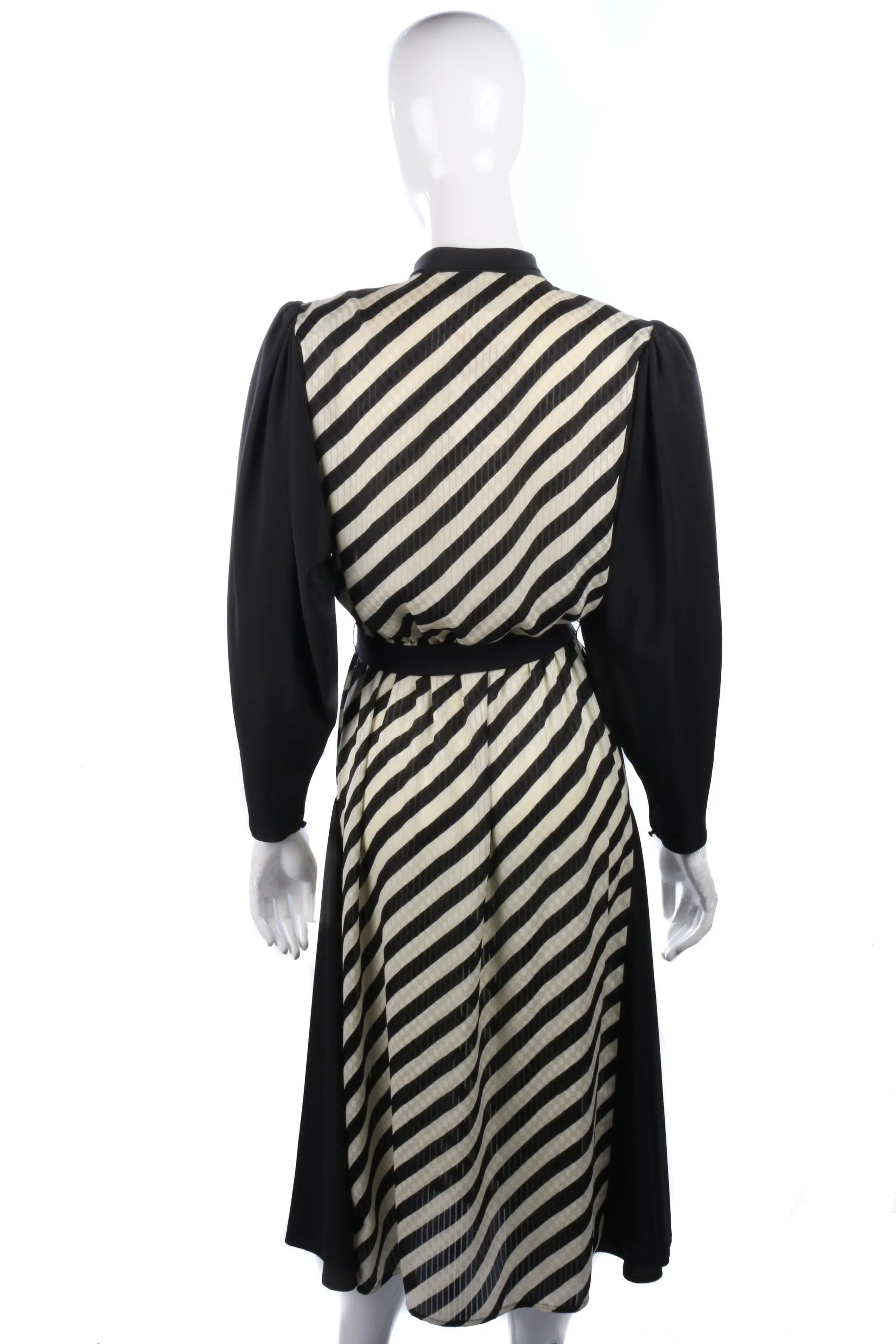 D.P. Designs black and cream dress size 12