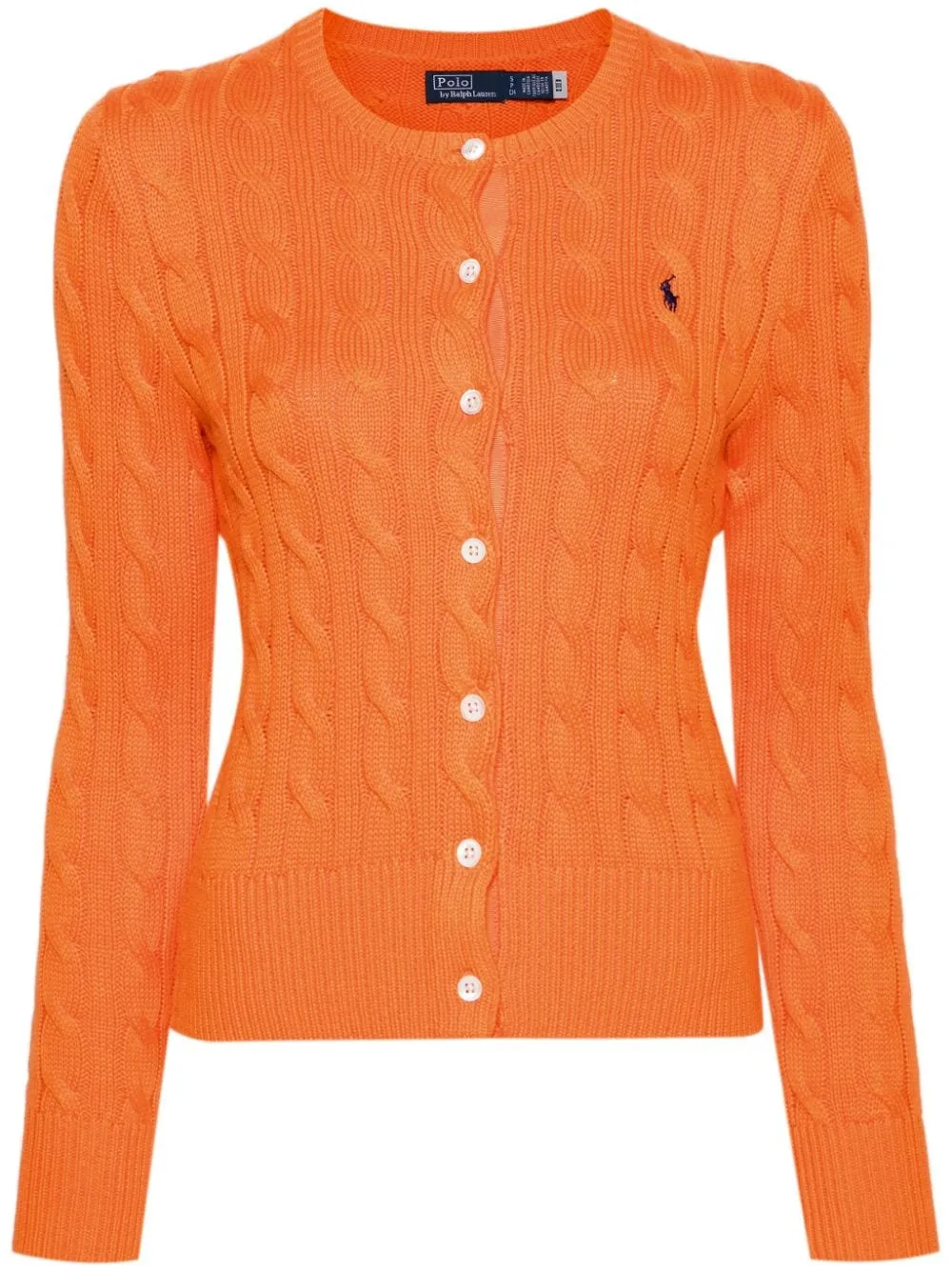 Embroidered Polo-Pony knitted cardigan