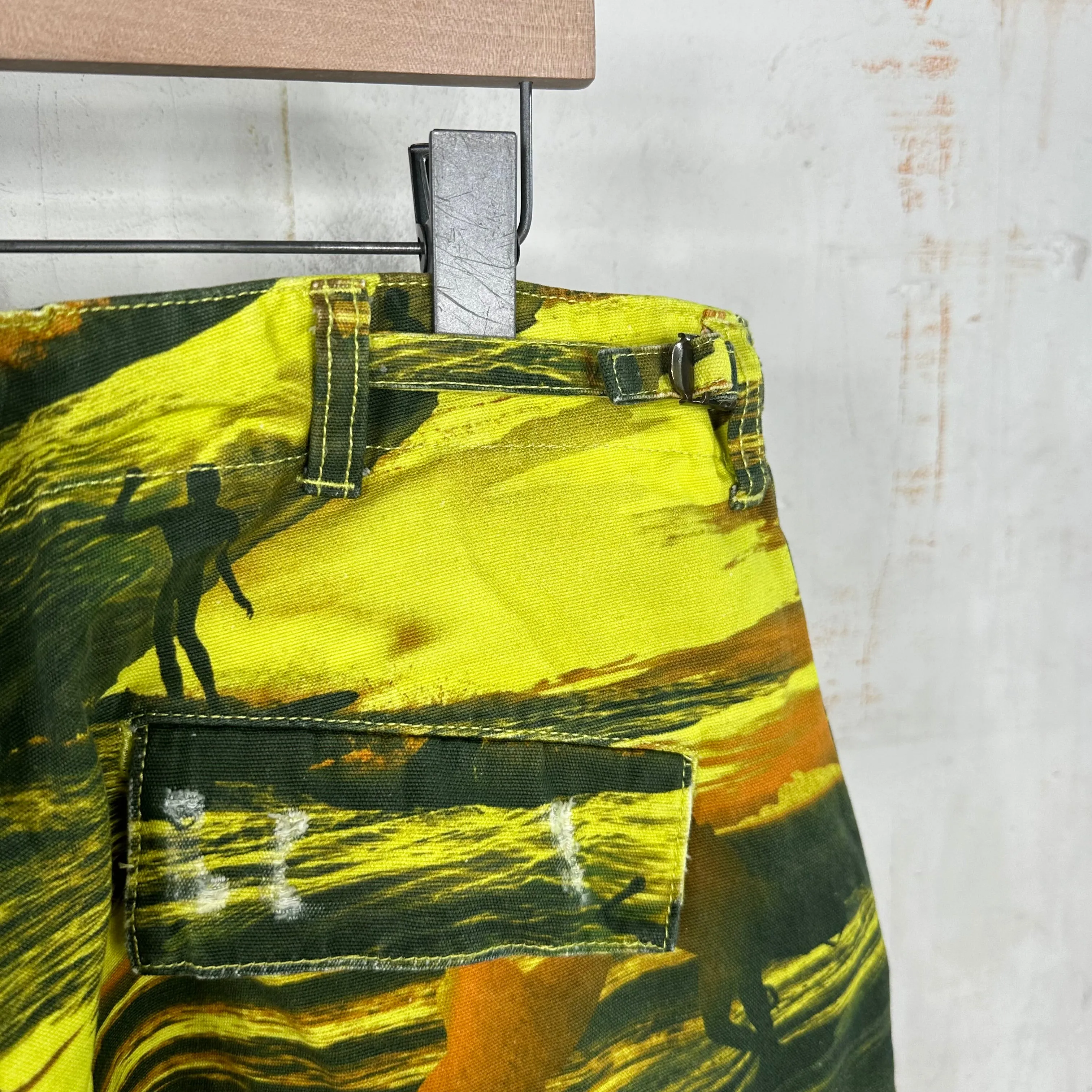 ERL Yellow Surfer Cargo Pants