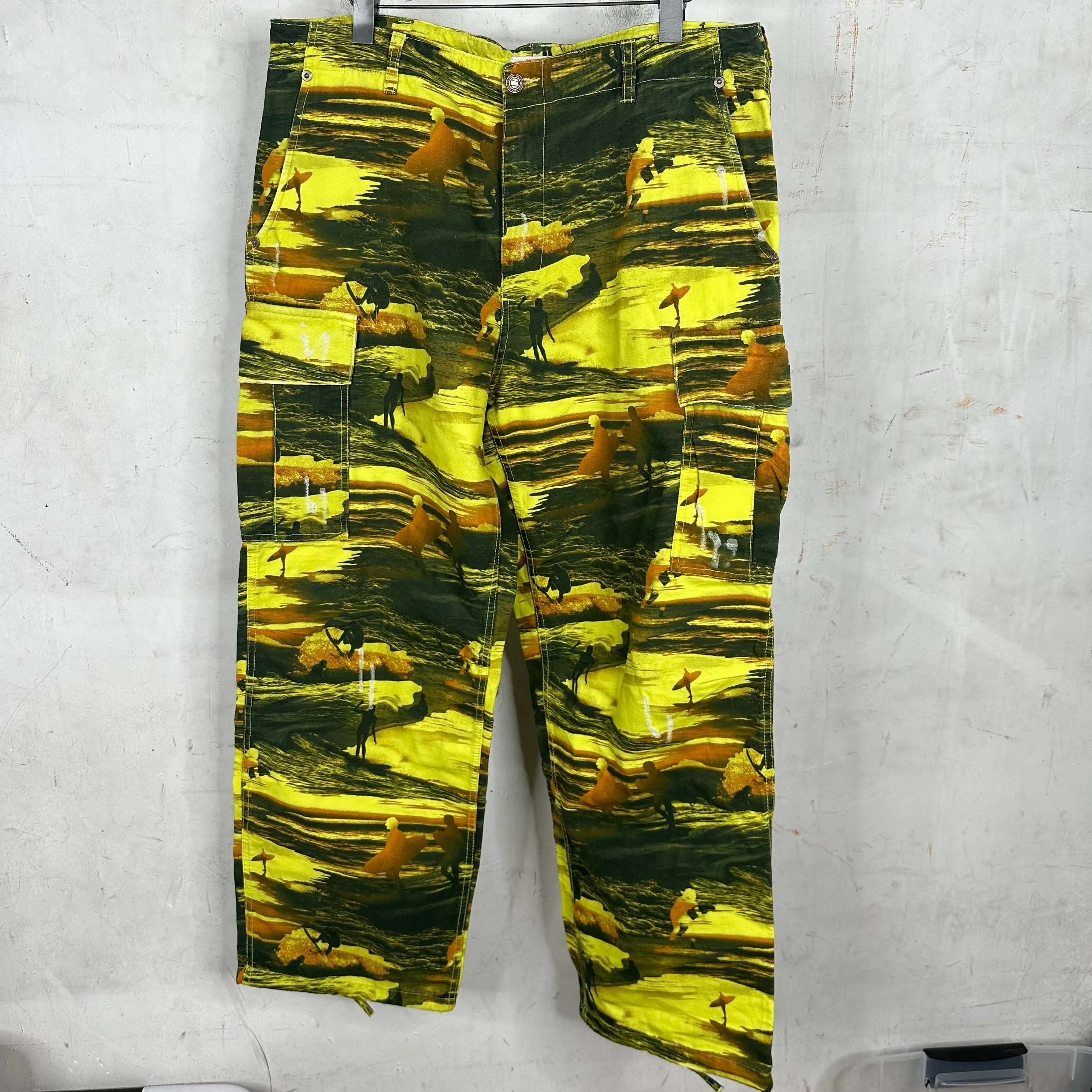 ERL Yellow Surfer Cargo Pants