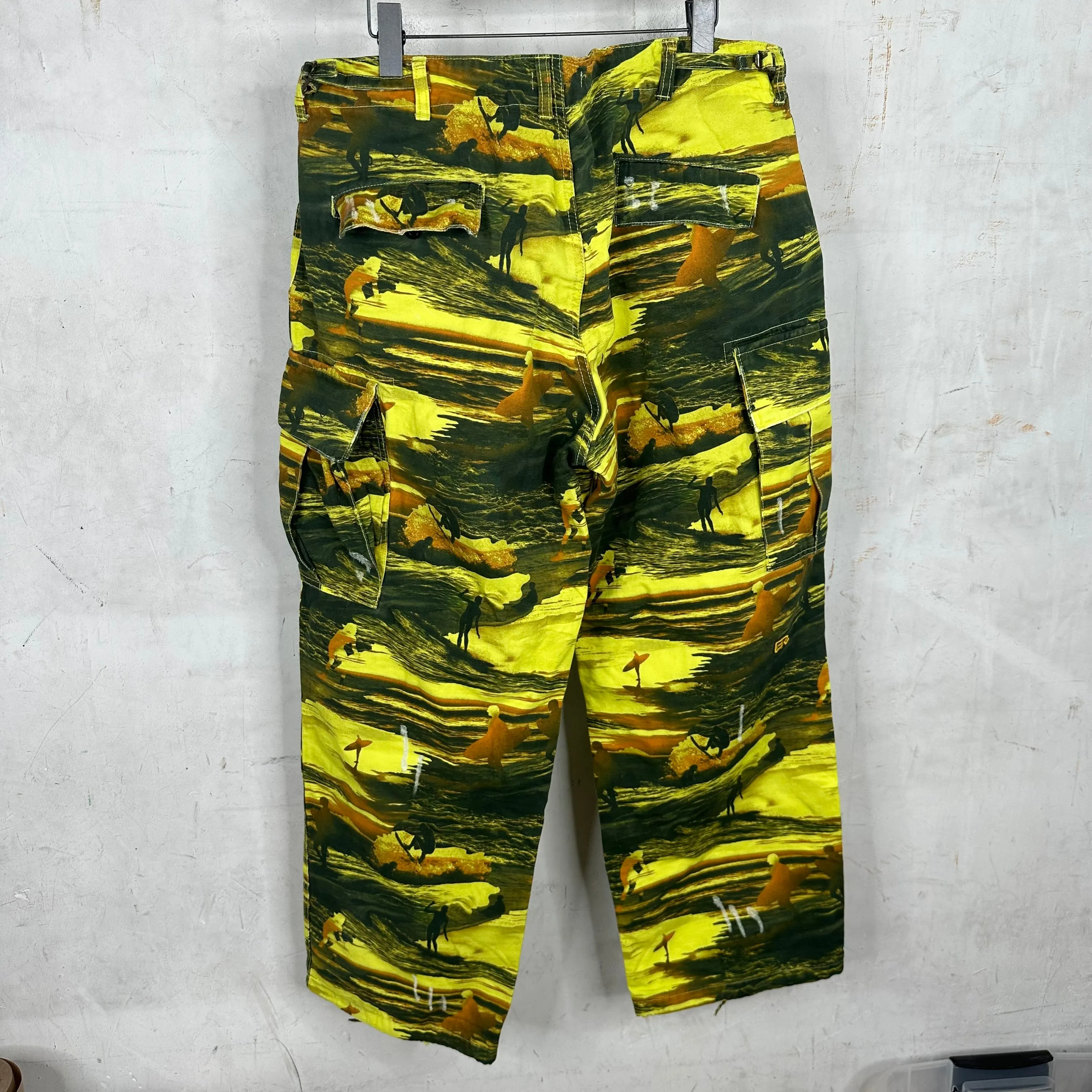 ERL Yellow Surfer Cargo Pants