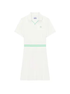 Essential Piqué Collar Dress- Off White