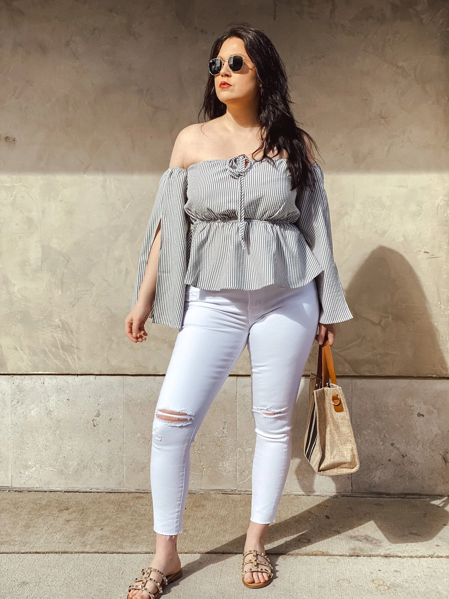 Everyday White Denim Jeans