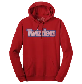 Faded Twizzlers Candy Logo Hooded Sweatshirt - Red