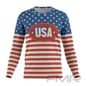 FMR American Men's Technical Long Sleeve Running Shirt