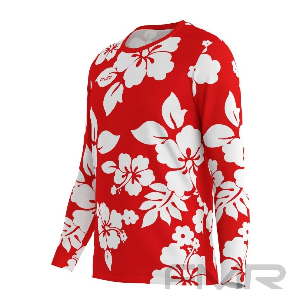 FMR Hawaiian Men's Technical Long Sleeve Running Shirt