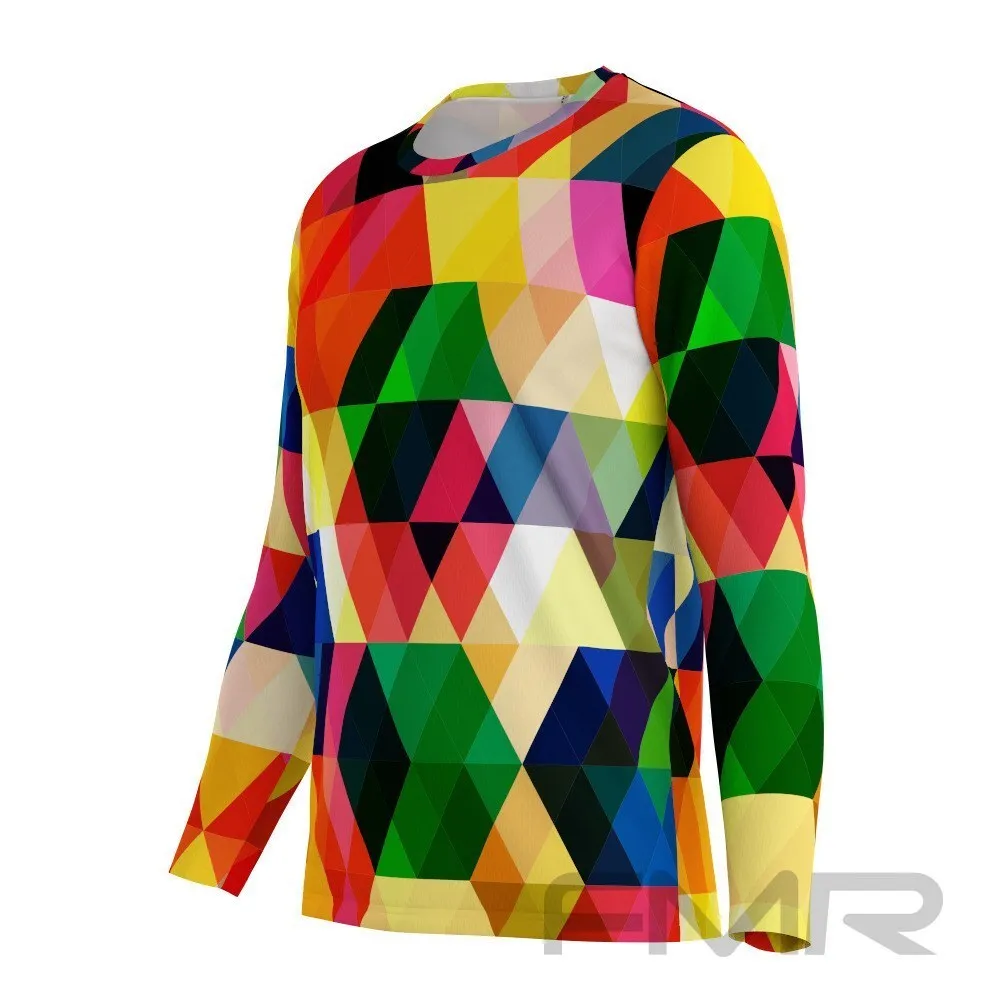 FMR Men's Prismatic Long Sleeve Running Shirt