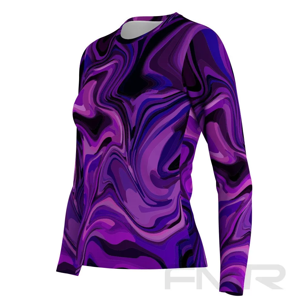 FMR Women's Purple Long Sleeve T-Shirt