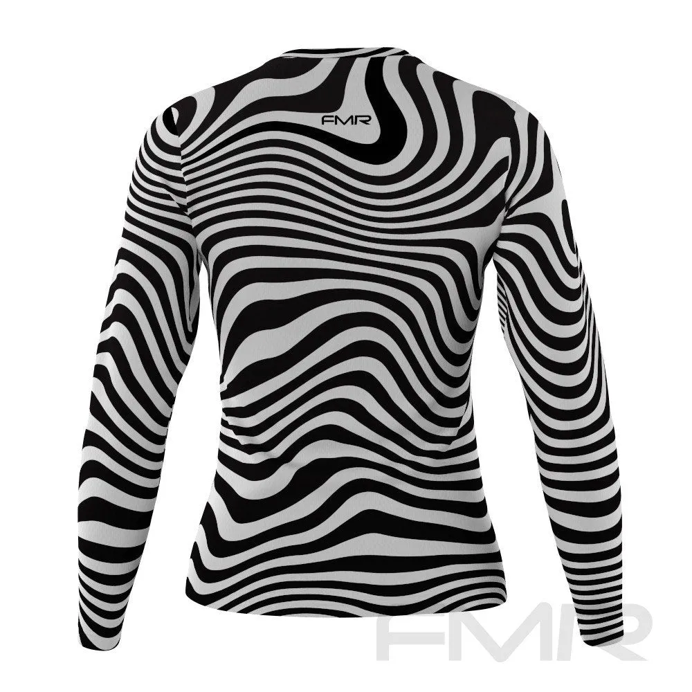 FMR Women's Zebra Long Sleeve Running Shirt