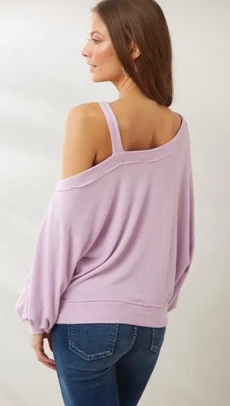 Free People Flaunt It Pullover Magical Lilac