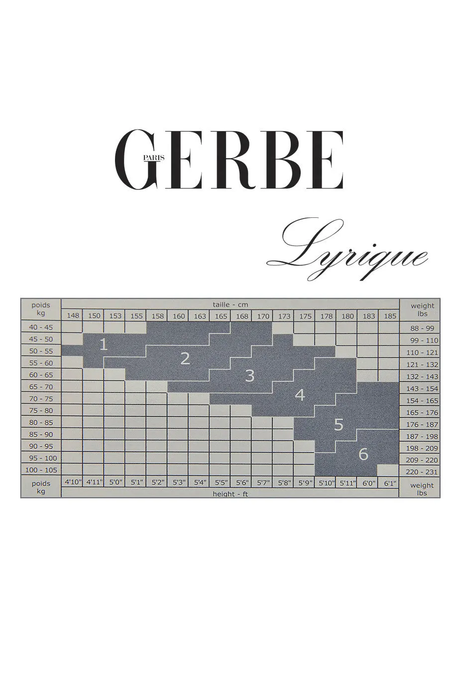 GERBE LYRIQUE Black Baroque Tights