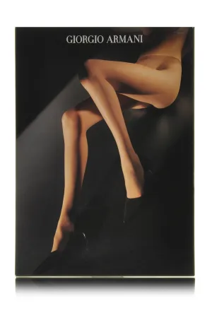 GIORGIO ARMANI LADY Sheer Black Tights