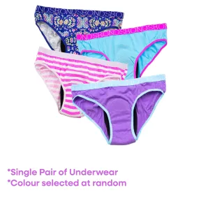 Girl's BONDS Bikini Brief with incontinence pad (single)