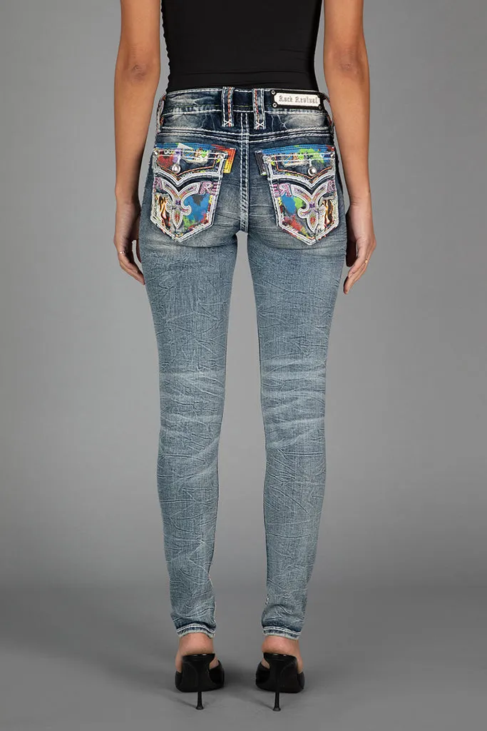 HARLOW MID-RISE SKINNY JEANS