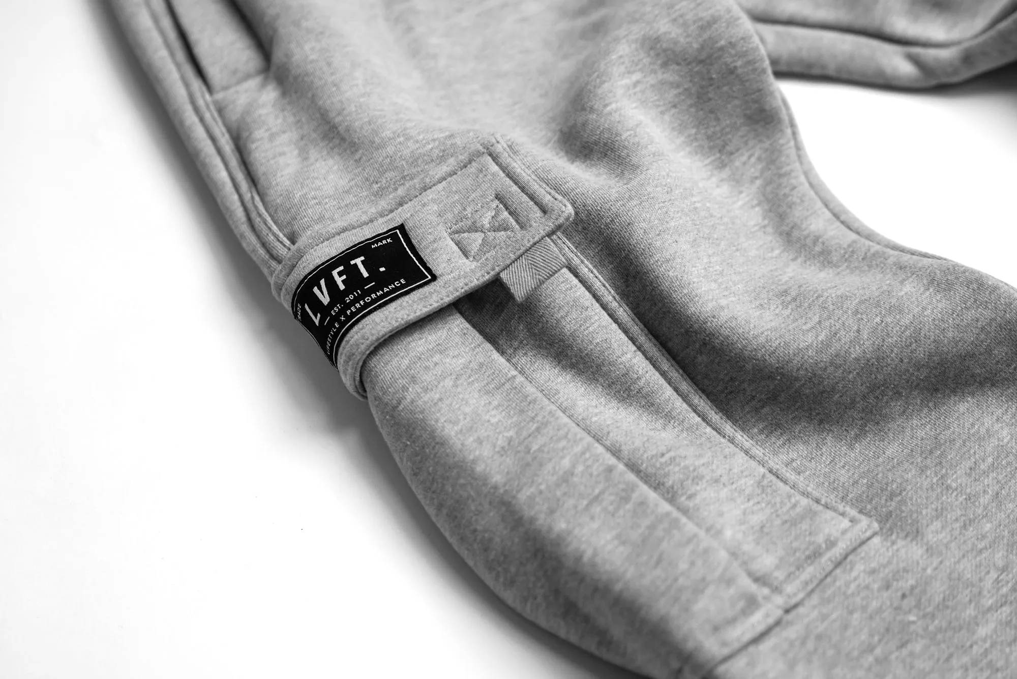 Heavy Fleece Cargo Pants - Grey