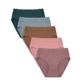 High-Waisted Postpartum Recovery Panties (5-Pack) | Dusty Hues