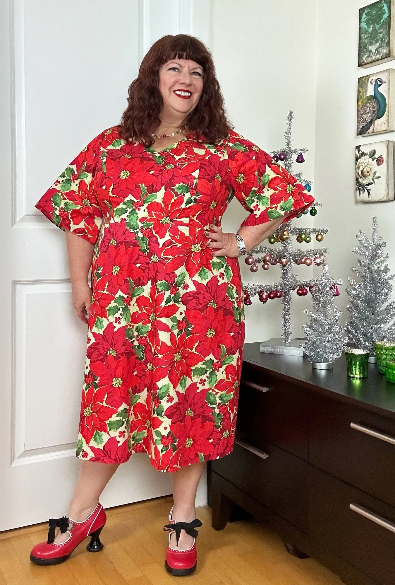 Joan Dress - Merry Petals - Cotton print