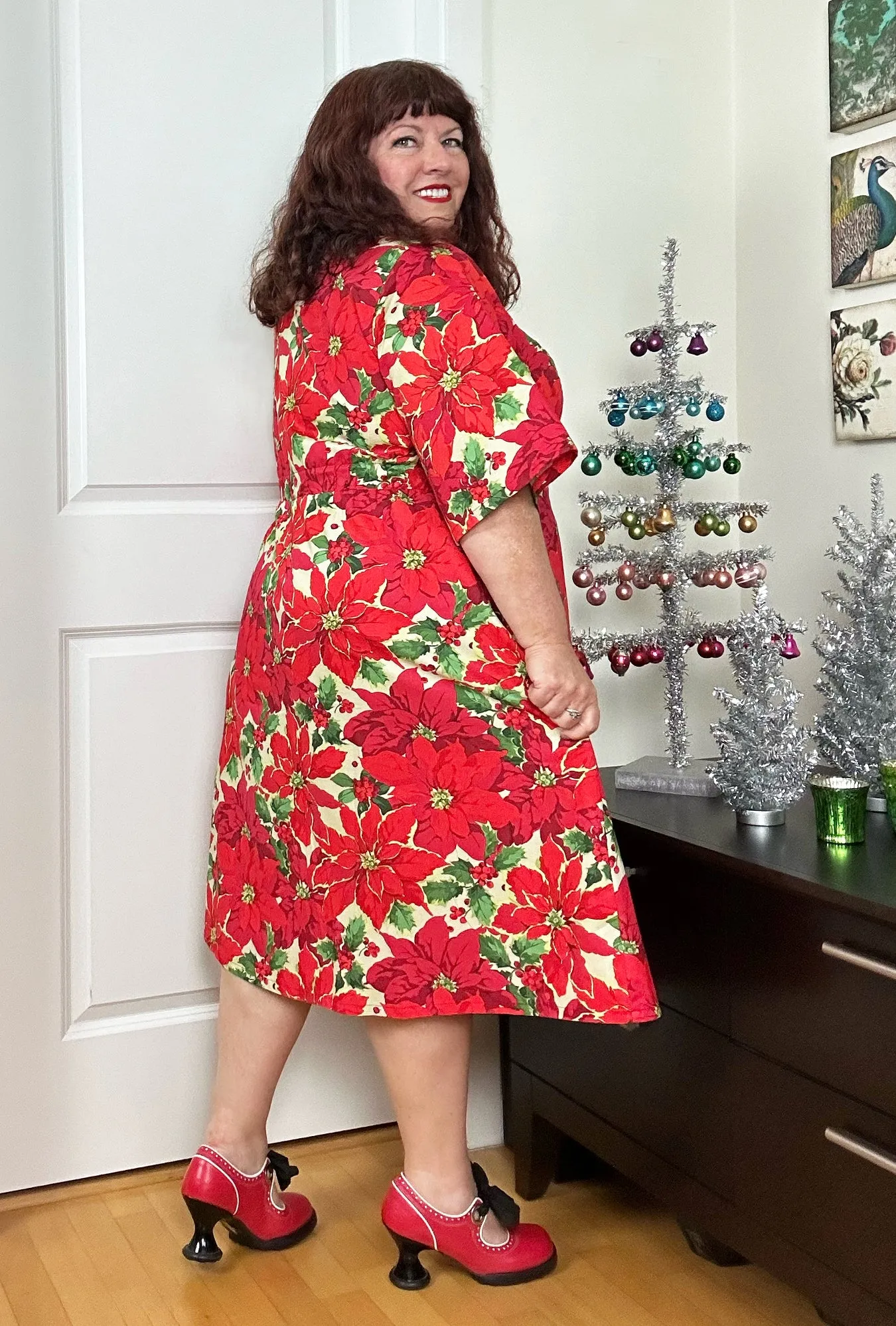 Joan Dress - Merry Petals - Cotton print