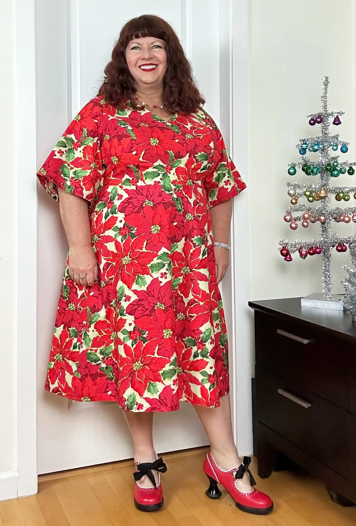 Joan Dress - Merry Petals - Cotton print