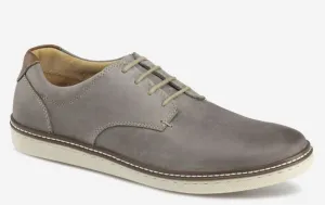 Johnston & Murphy Men's McGuffey Plain Toe Gray Oiled Leather 258358