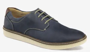 Johnston & Murphy Men's McGuffey Plain Toe Navy Oiled Leather 258359