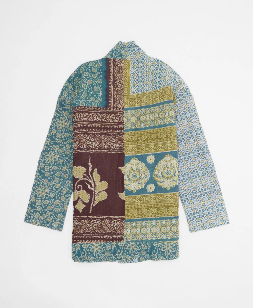 Kantha Quilted Jacket - No. 240604 - Extra Small