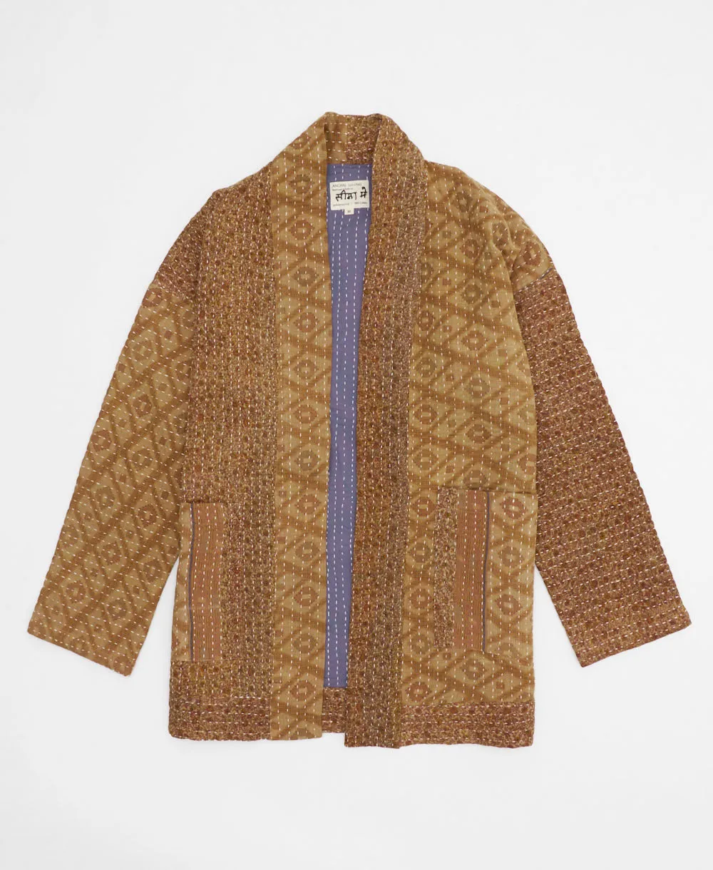 Kantha Quilted Jacket - No. 240614 - Medium