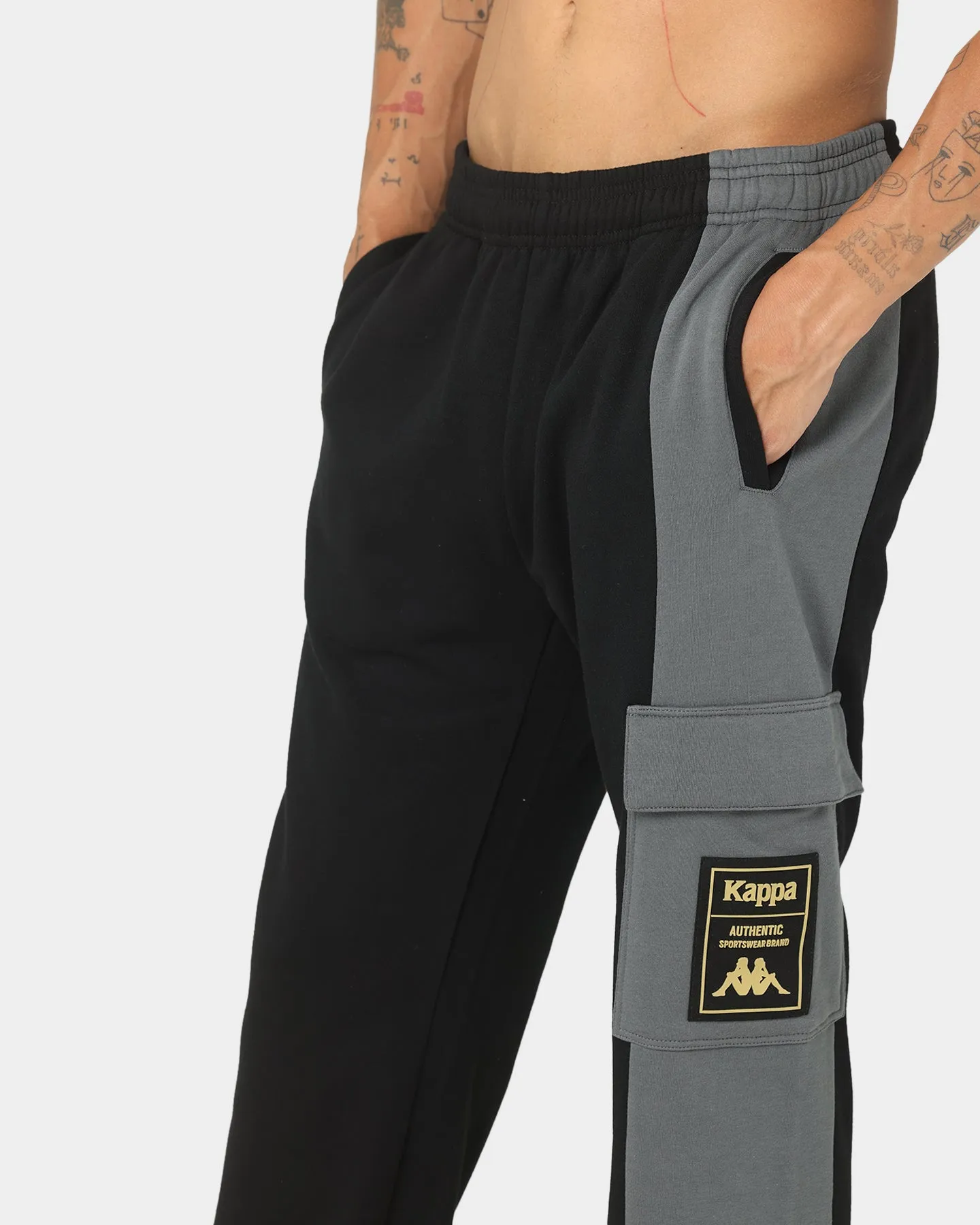 Kappa Authentic Frocs Sweat Pants Black/Gold