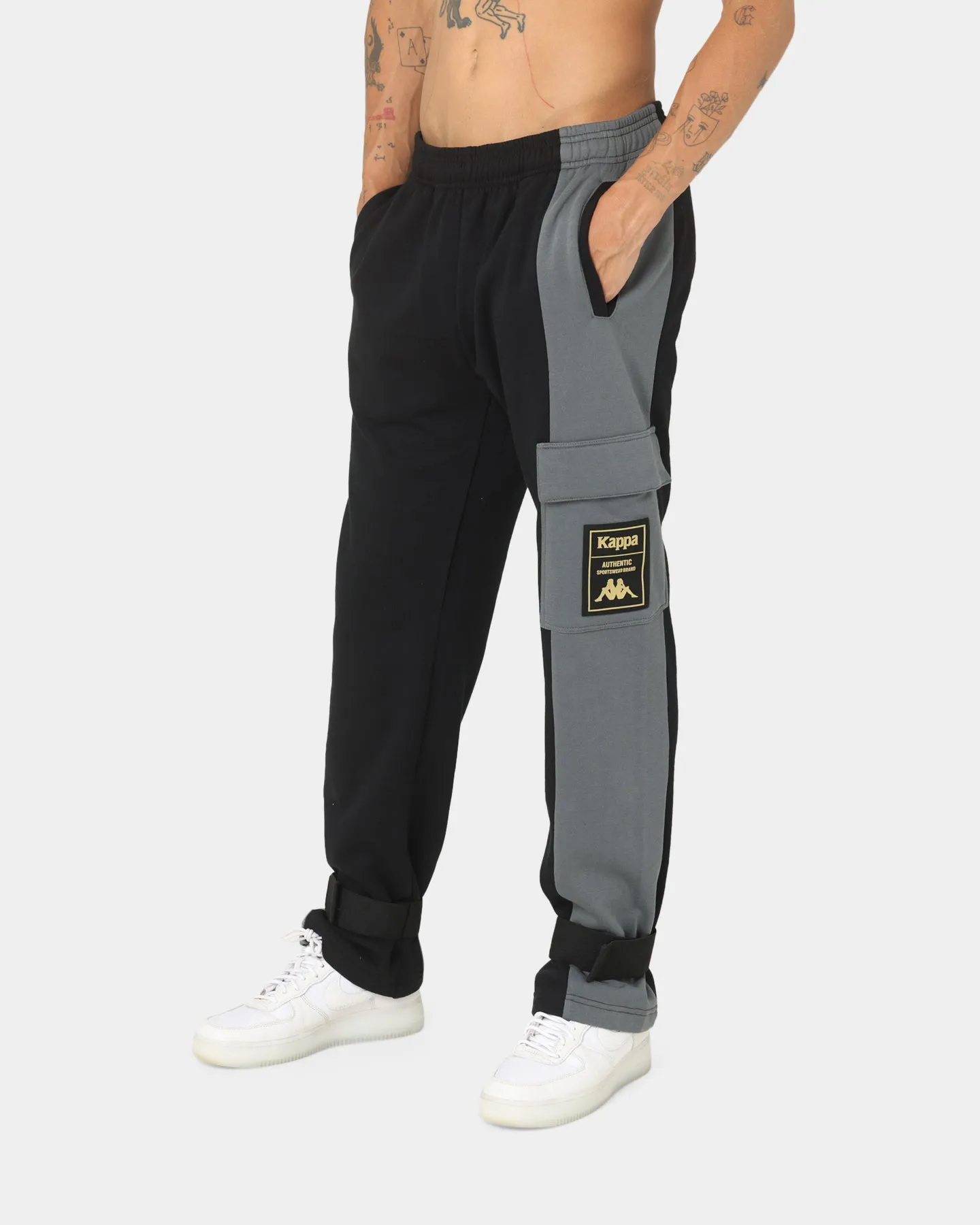 Kappa Authentic Frocs Sweat Pants Black/Gold