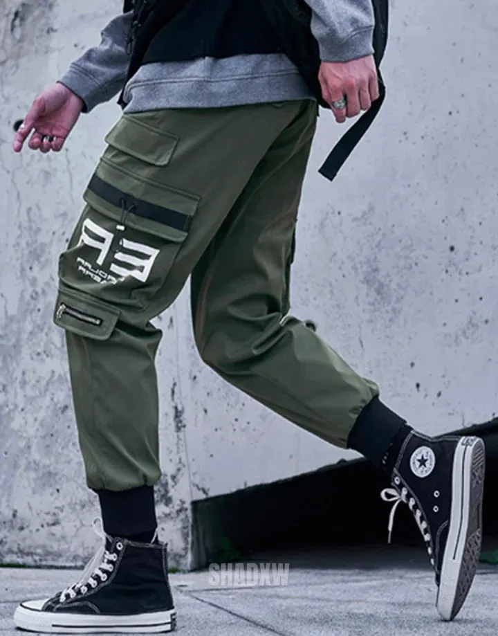 Khaki Cargo Pants Streetwear