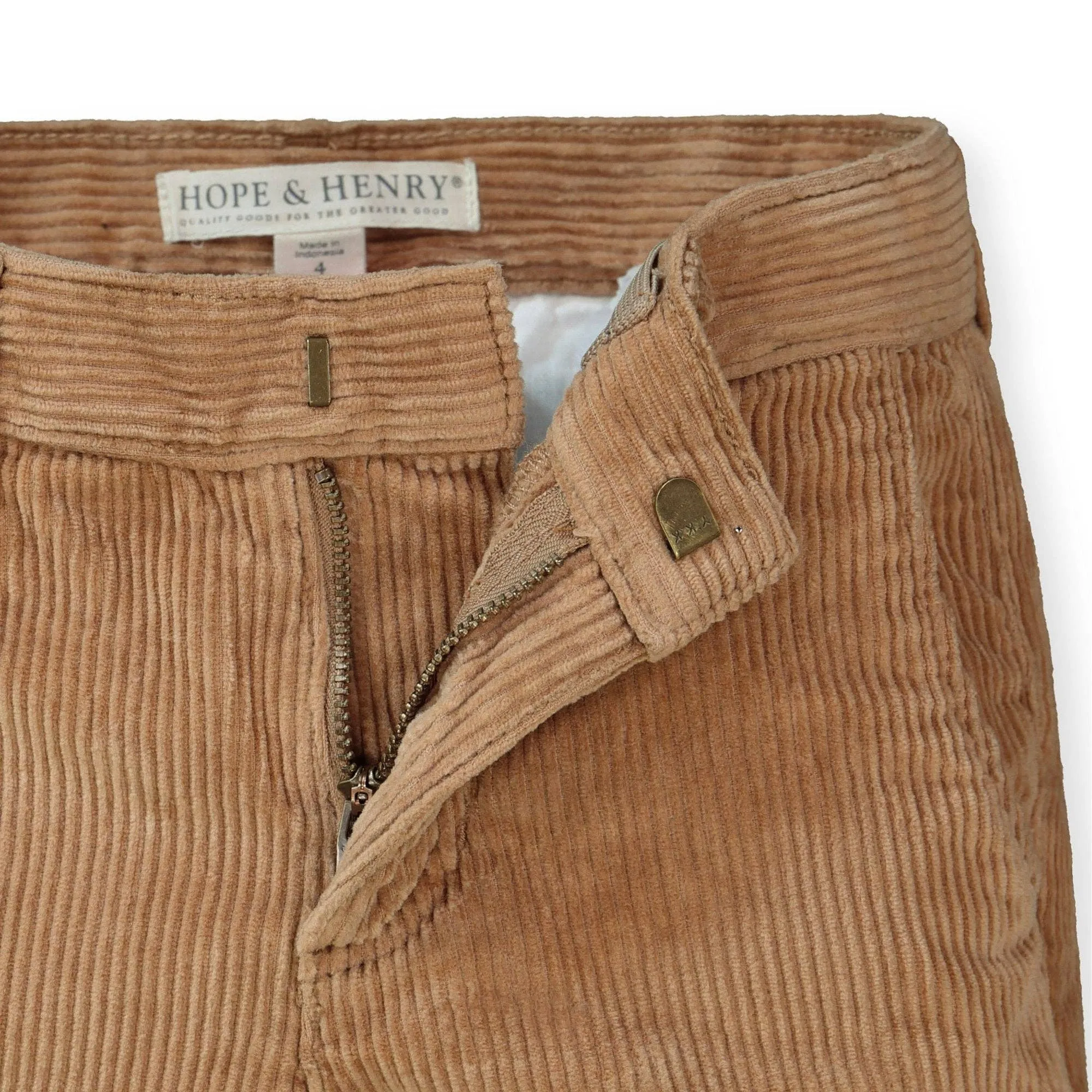 Kid and Baby Corduroy Pant | Camel