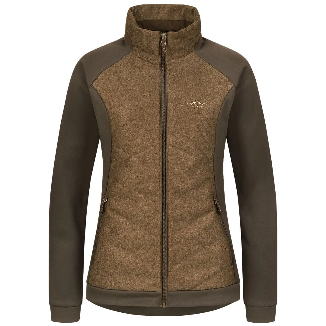 Kora Ladies Fleece Jacket - Dark Brown by Blaser