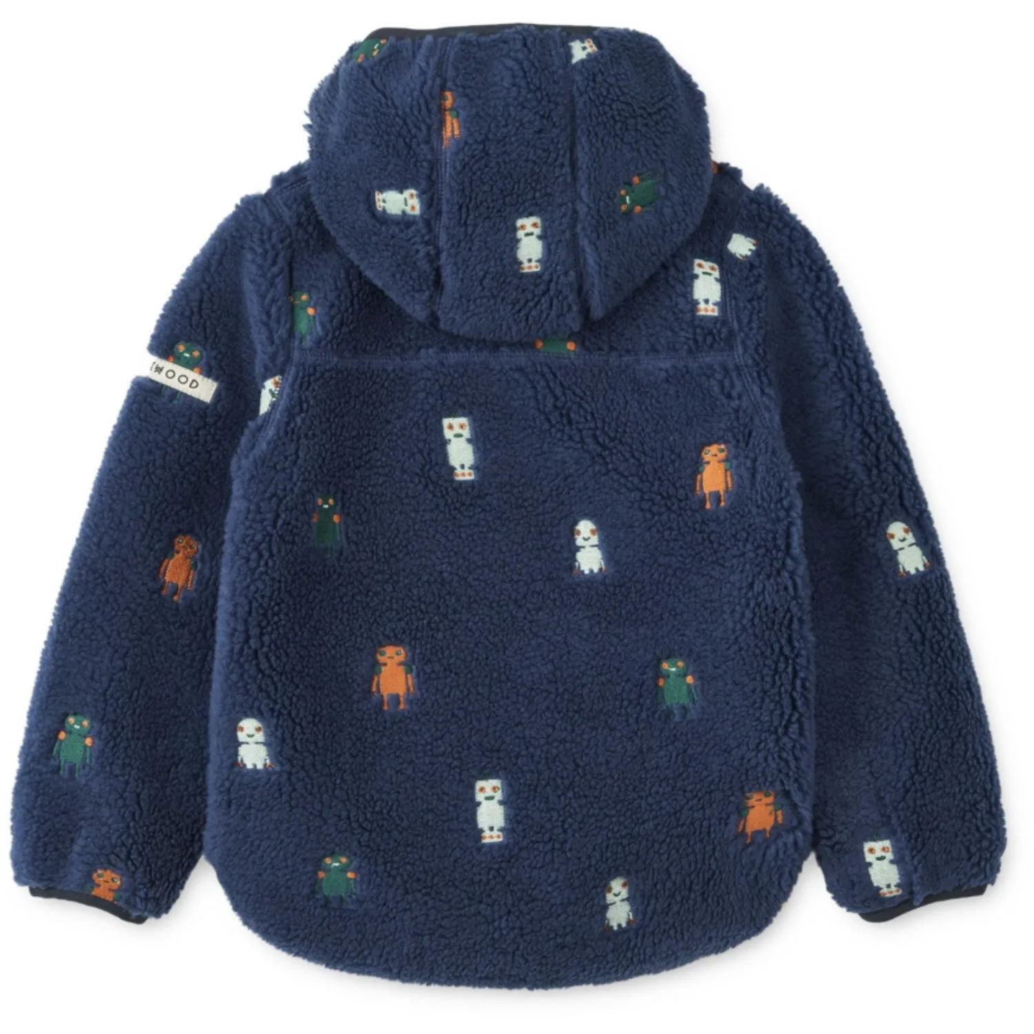 LieWood Robots / Indigo Blue Mara Pile Jacket