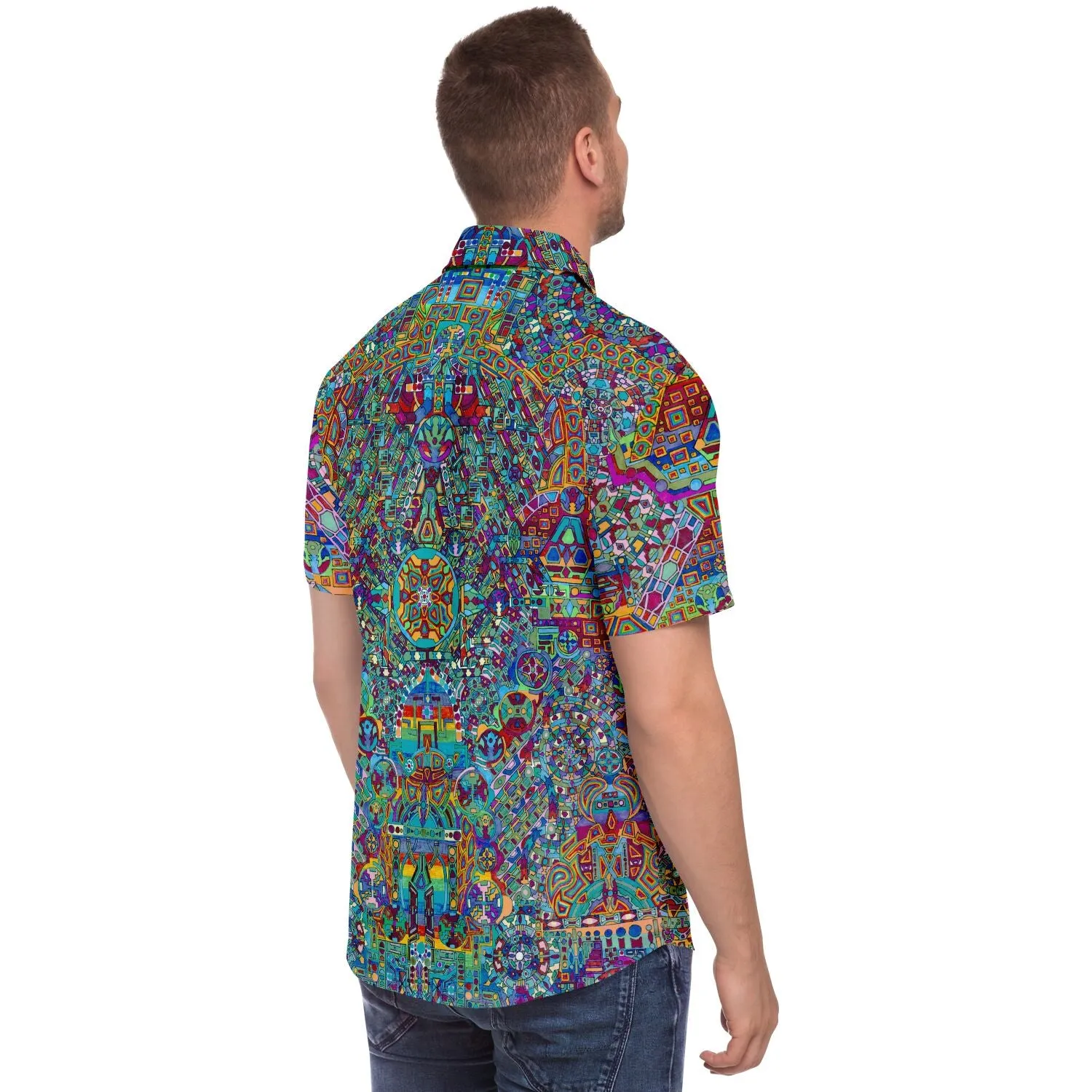 Mandala Jazz Button Shirt | Lachlan Wardlaw