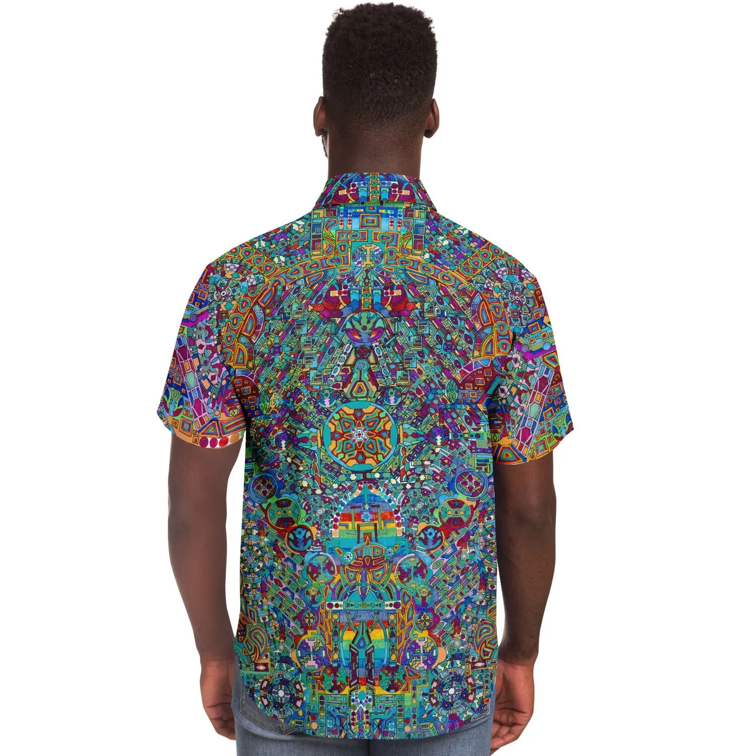 Mandala Jazz Button Shirt | Lachlan Wardlaw