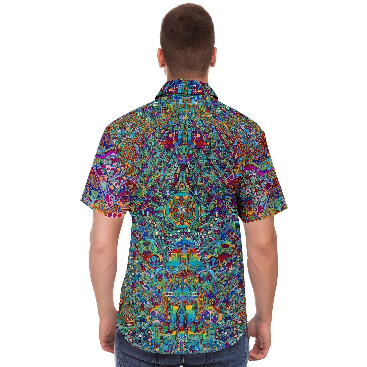 Mandala Jazz Button Shirt | Lachlan Wardlaw